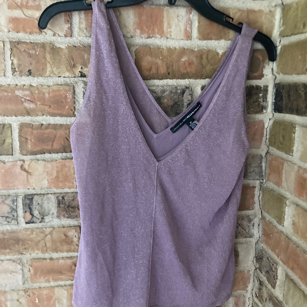 Purple top Linda Allard Ellen Tracy M Holiday
